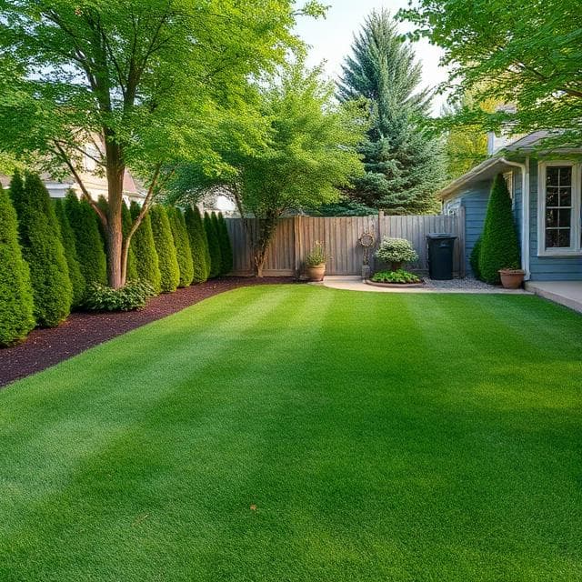 After - tree service completed