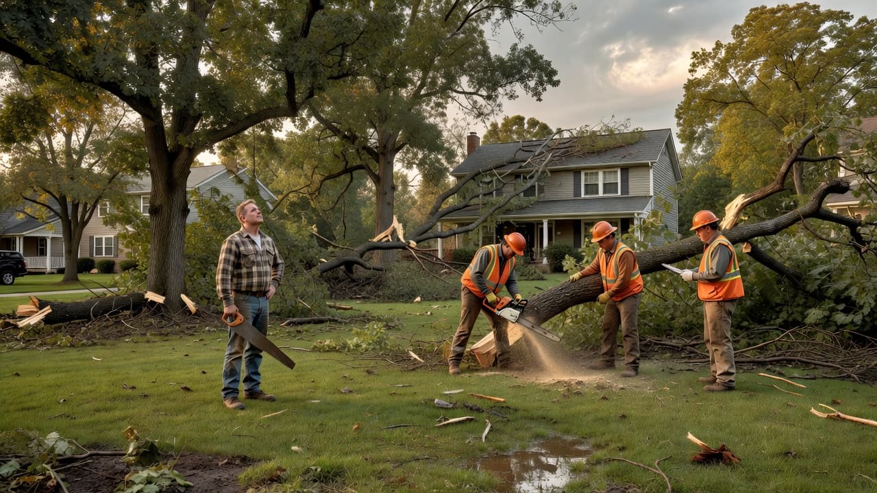 DIY Storm Cleanup vs Professional Tree Cleanup: What Mid-Michigan Homeowners Can Safely Handle
