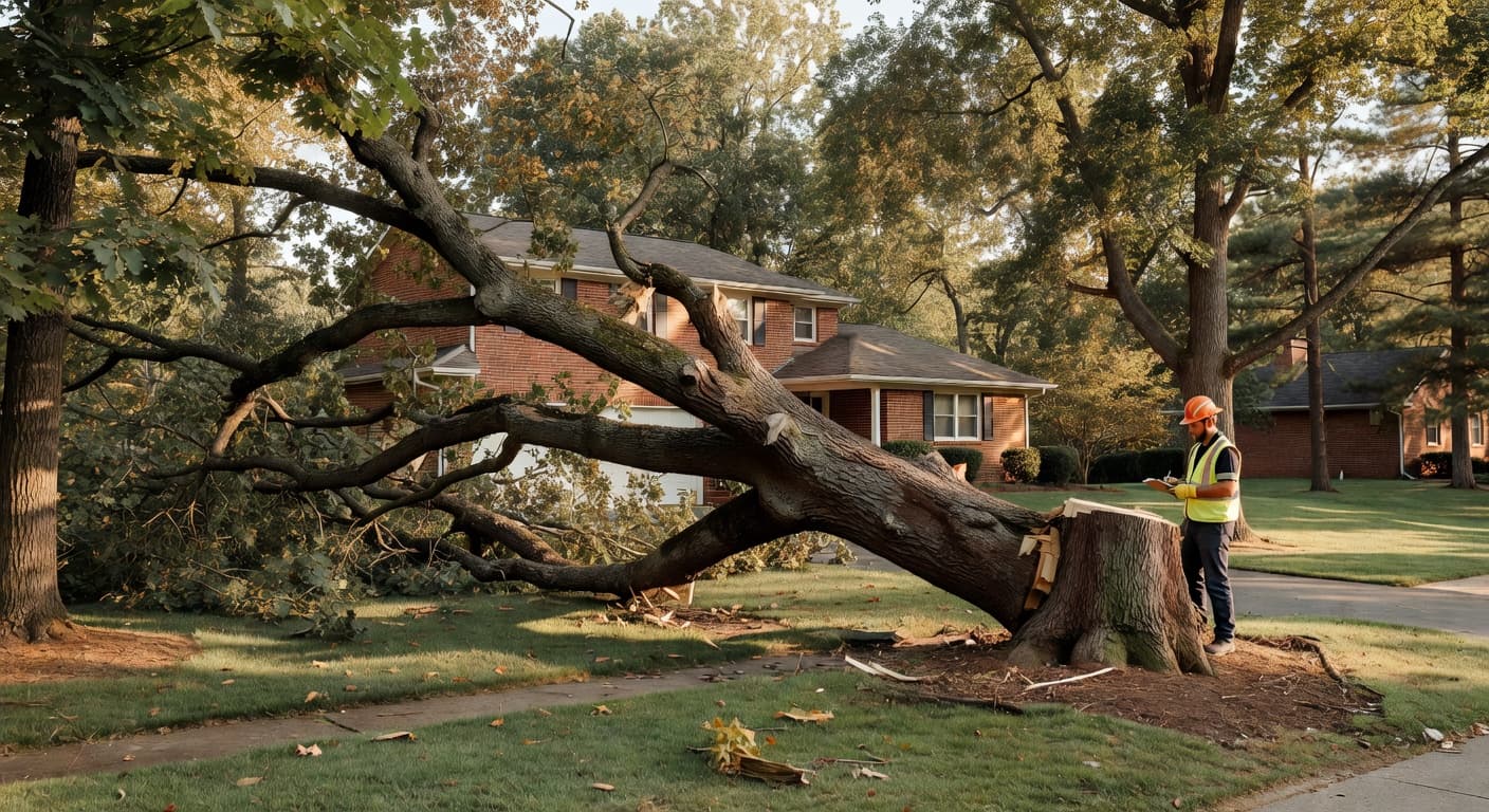 A Tree Fell in My Yard - What Do I Do First? (Michigan Homeowner's Emergency Guide)